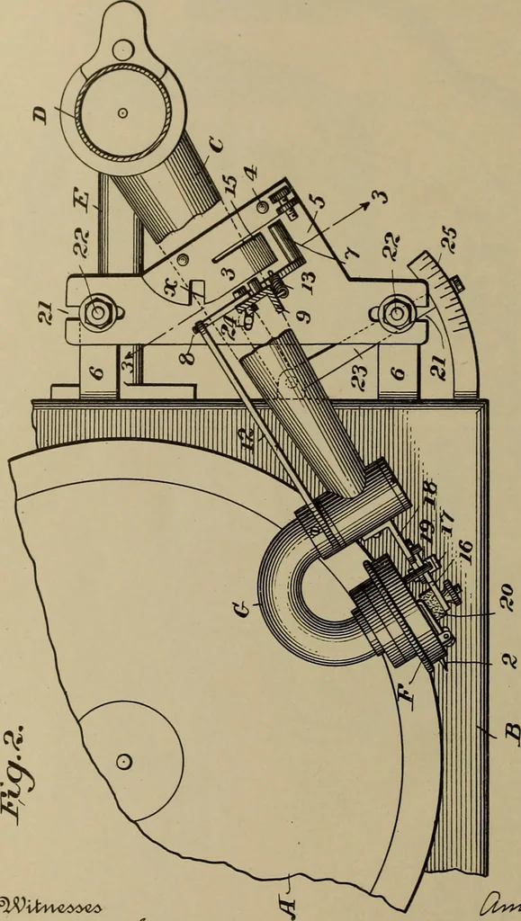 An illustration from [Graphophone patents], 1878, leaf 833