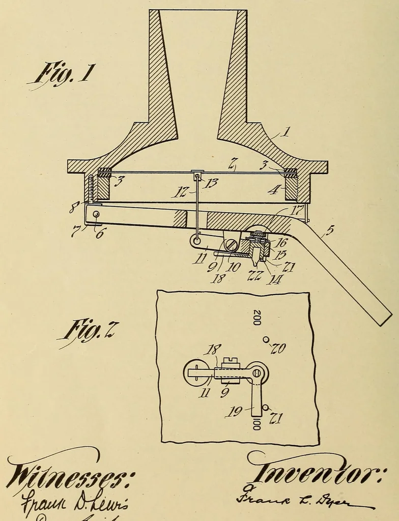 An illustration from [Graphophone patents], 1878, leaf 116