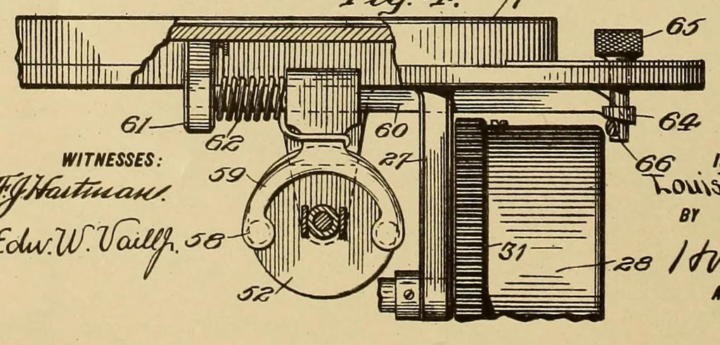 An illustration from [Graphophone patents], 1878, leaf 152