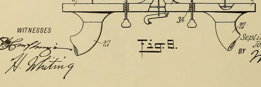 An illustration from [Graphophone patents], 1878, leaf 256