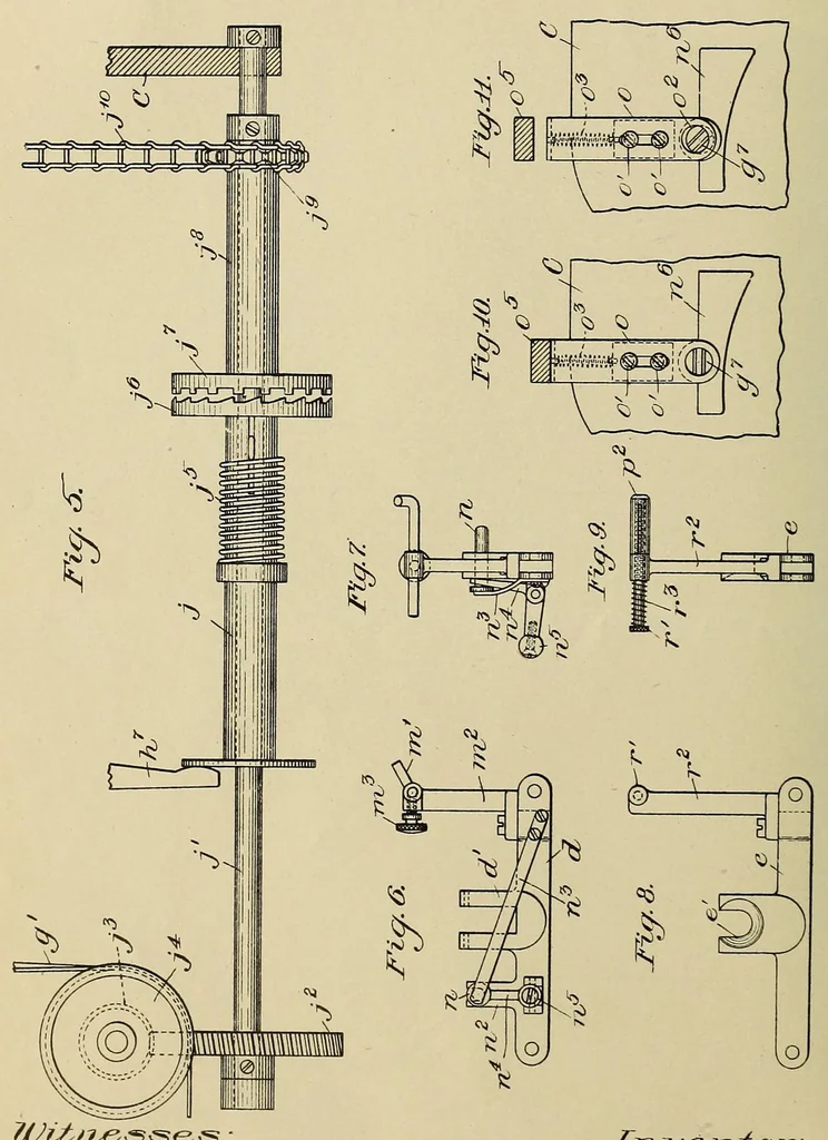 An illustration from [Graphophone patents], 1878, leaf 290