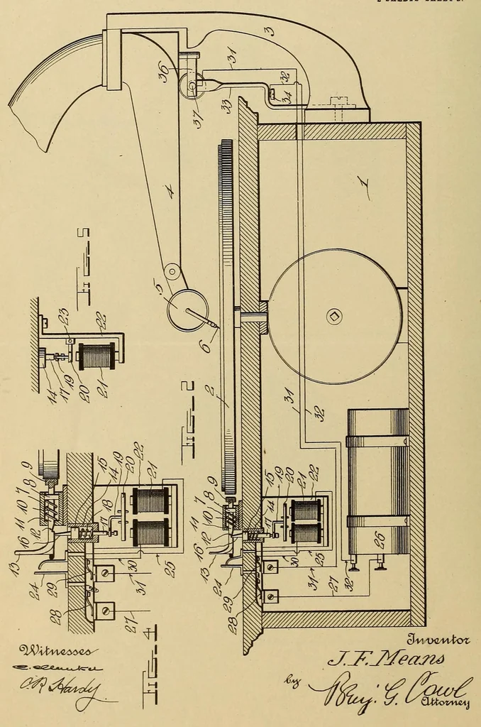 An illustration from [Graphophone patents], 1878, leaf 42
