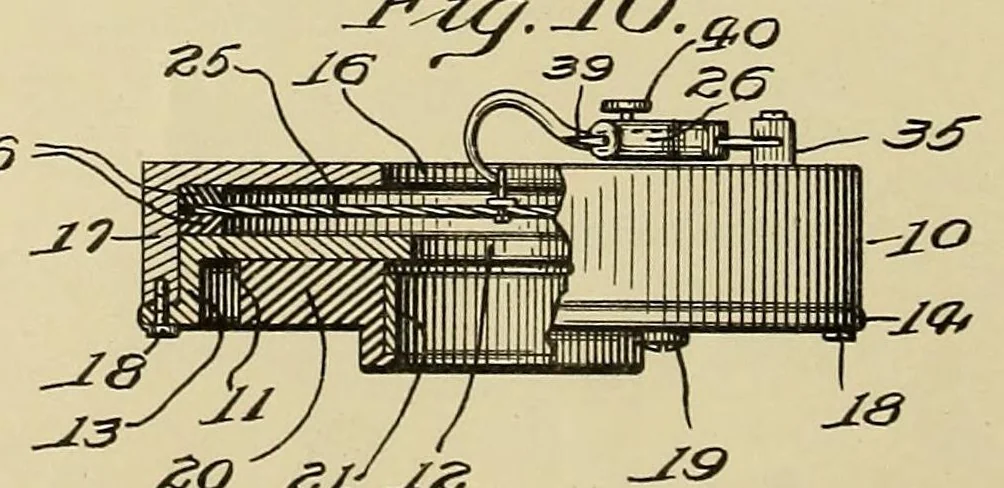 An illustration from [Graphophone patents], 1878, leaf 420