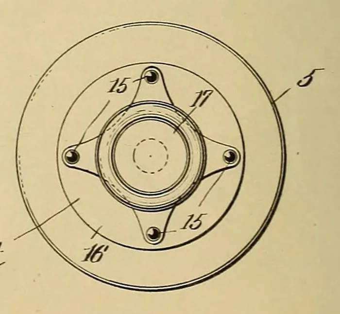 An illustration from [Graphophone patents], 1878, leaf 538