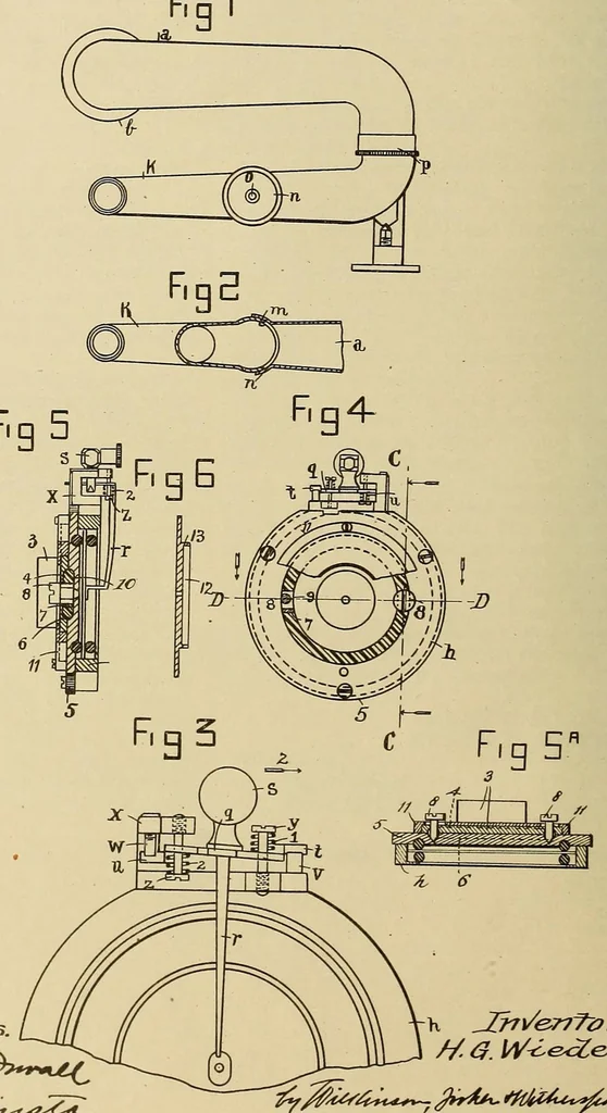 An illustration from [Graphophone patents], 1878, leaf 588