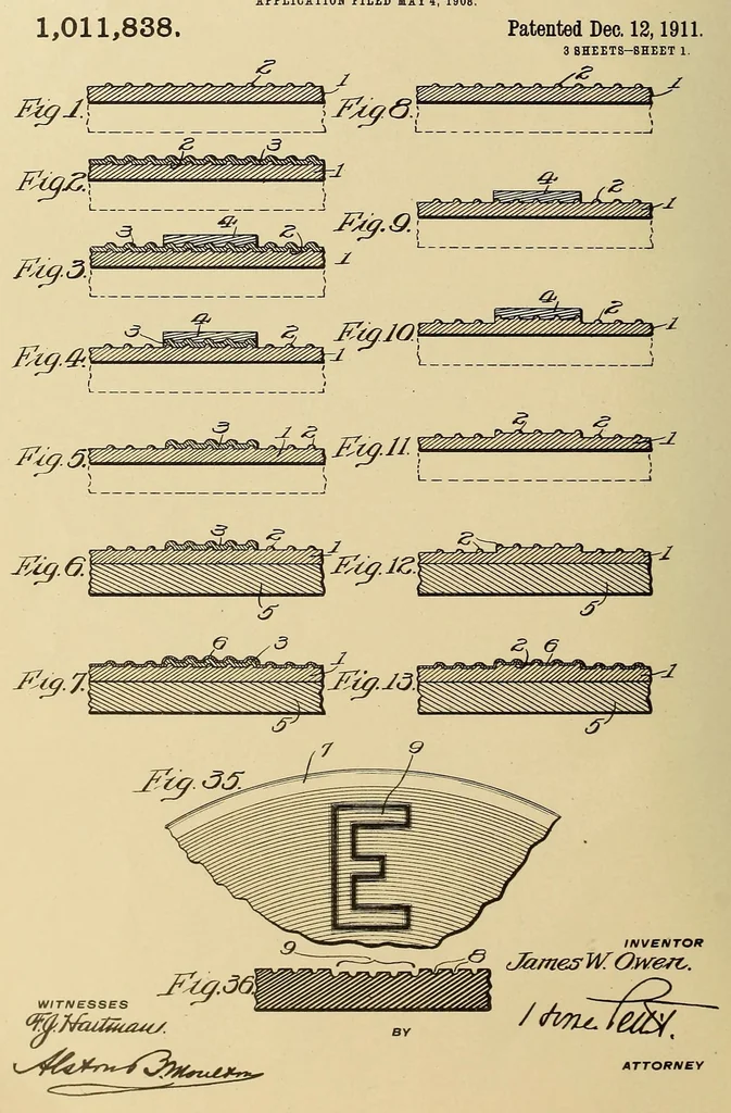 An illustration from [Graphophone patents], 1878, leaf 616