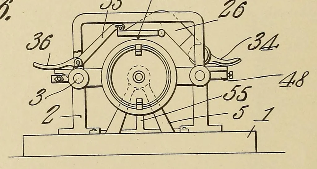 An illustration from [Graphophone patents], 1878, leaf 84