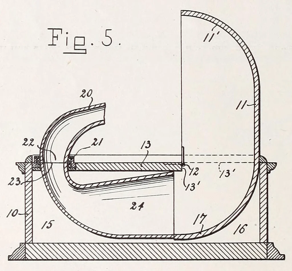 An illustration from [Graphophone patents], 1878, leaf 196