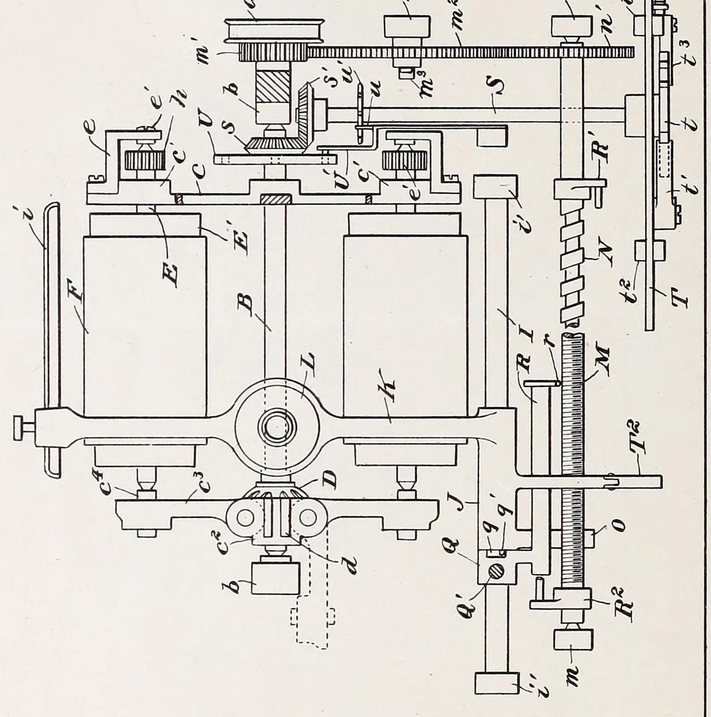 An illustration from [Graphophone patents], 1878, leaf 302