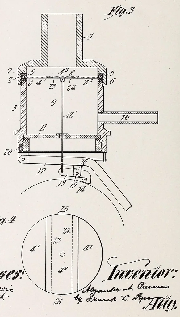 An illustration from [Graphophone patents], 1878, leaf 358