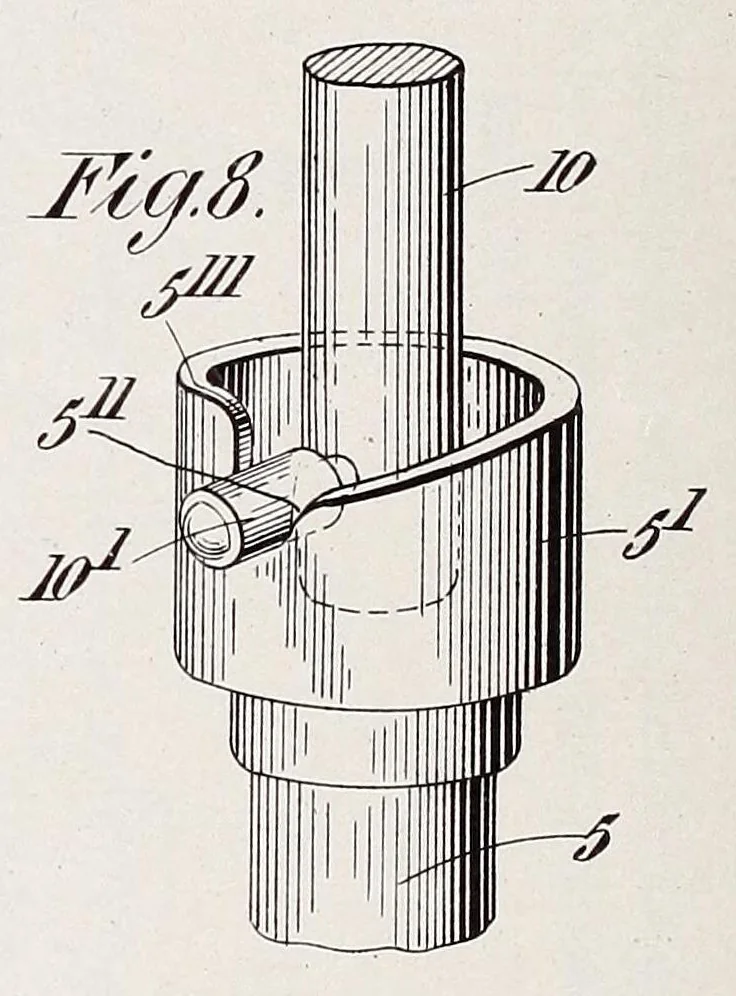 An illustration from [Graphophone patents], 1878, leaf 398