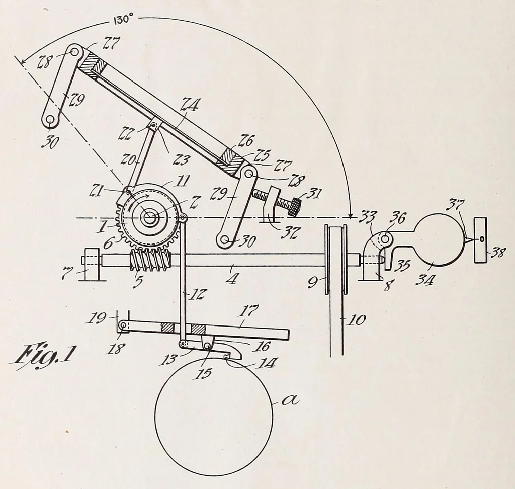 An illustration from [Graphophone patents], 1878, leaf 602