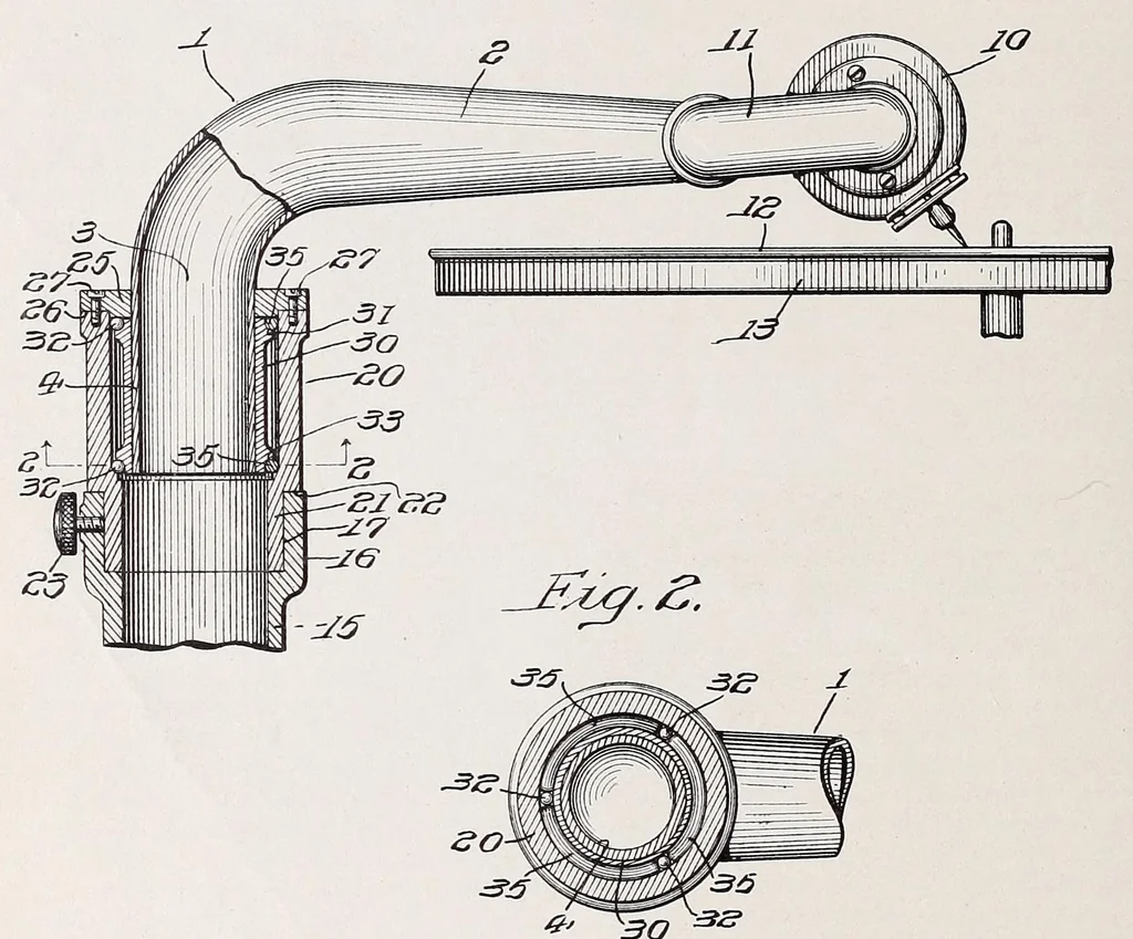An illustration from [Graphophone patents], 1878, leaf 834