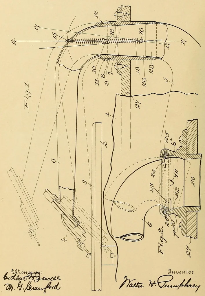 An illustration from [Graphophone patents], 1878, leaf 112