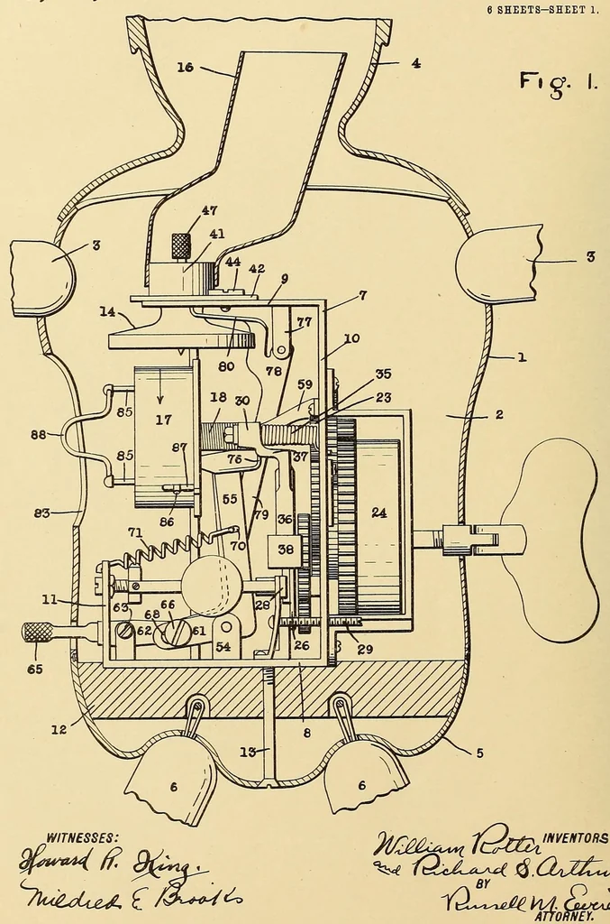 An illustration from [Graphophone patents], 1878, leaf 232