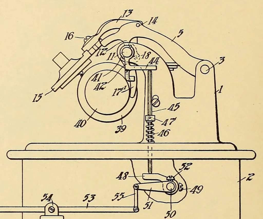 An illustration from [Graphophone patents], 1878, leaf 258