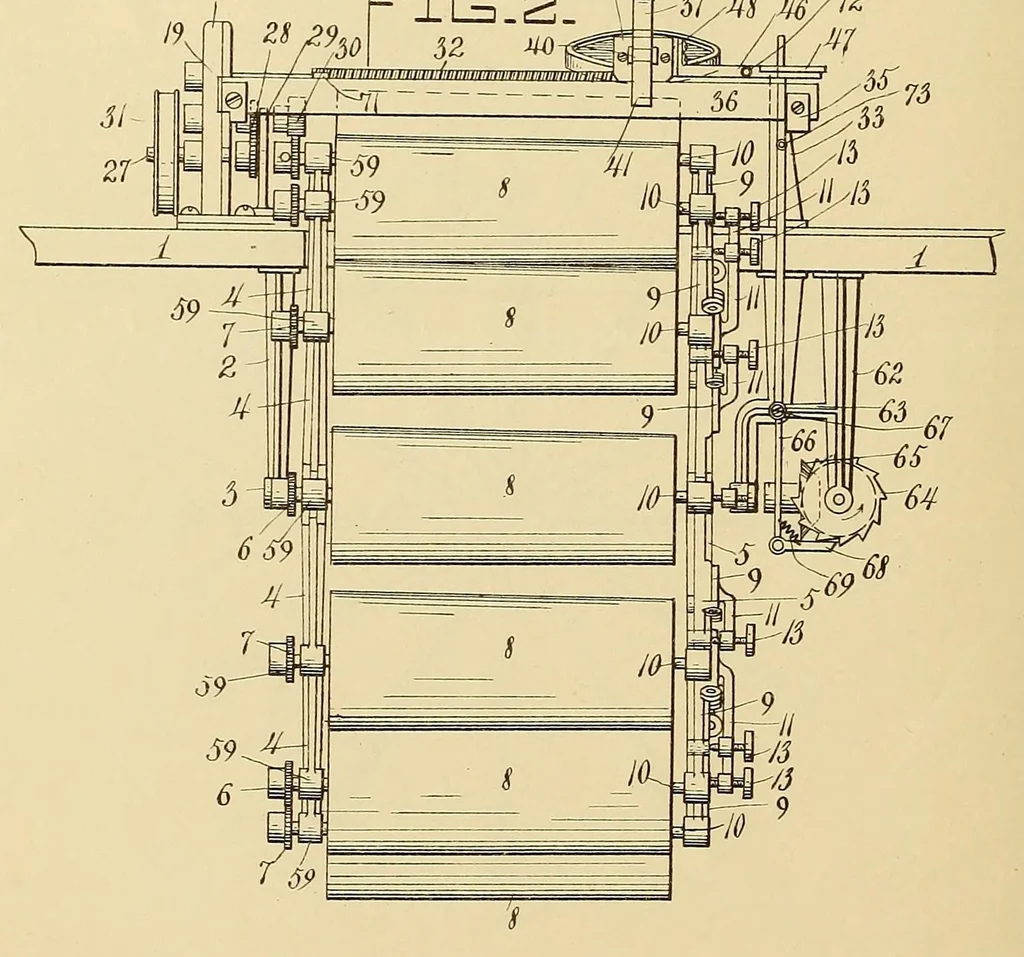 An illustration from [Graphophone patents], 1878, leaf 594