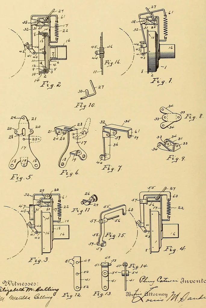 An illustration from [Graphophone patents], 1878, leaf 60