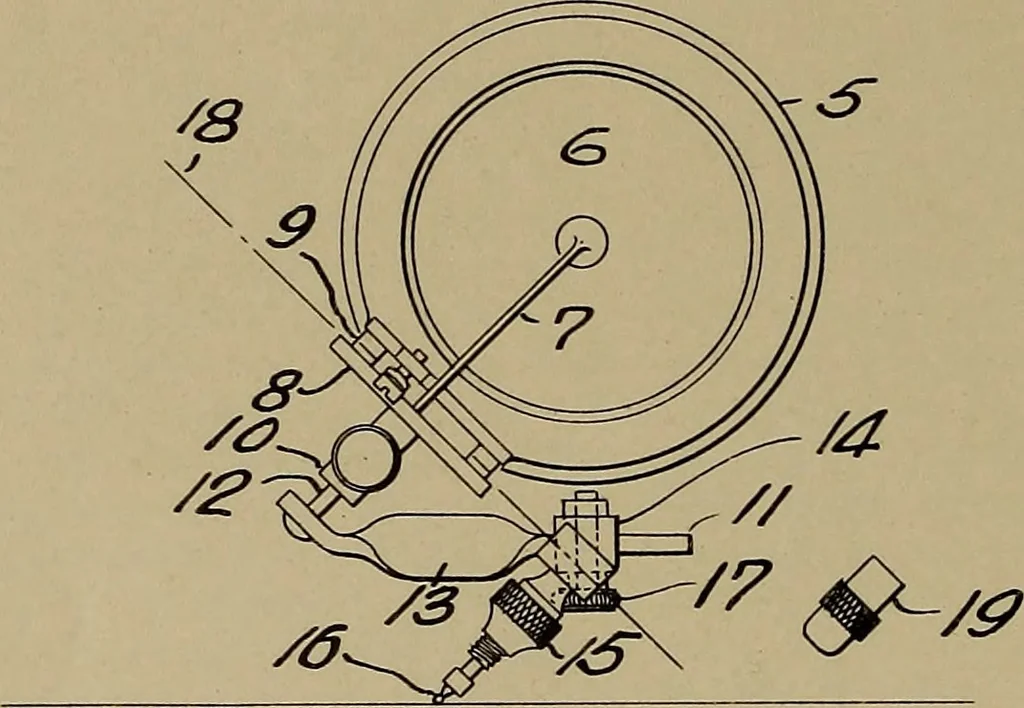 An illustration from [Graphophone patents], 1878, leaf 1007