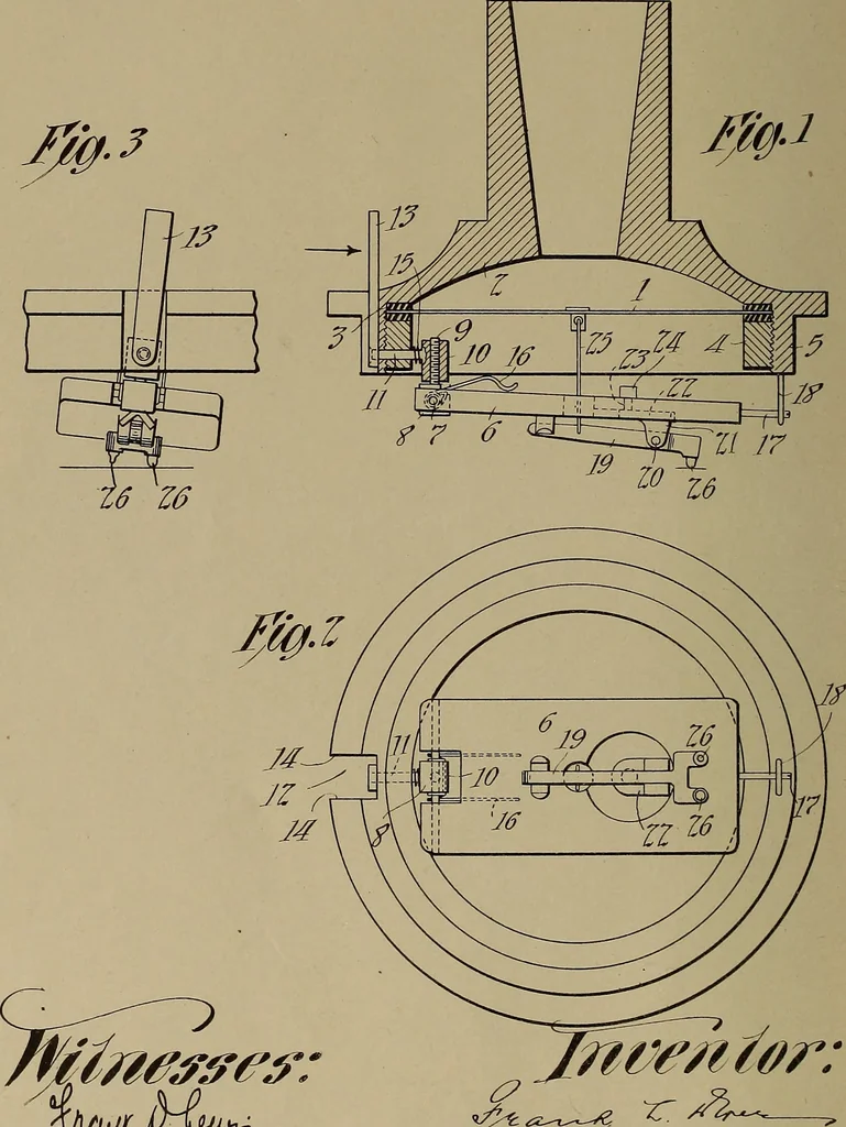 An illustration from [Graphophone patents], 1878, leaf 101