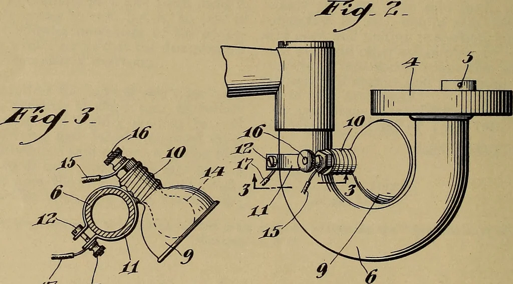 An illustration from [Graphophone patents], 1878, leaf 1037