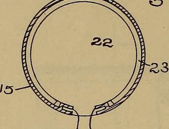 An illustration from [Graphophone patents], 1878, leaf 1043