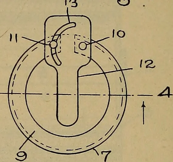 An illustration from [Graphophone patents], 1878, leaf 1043