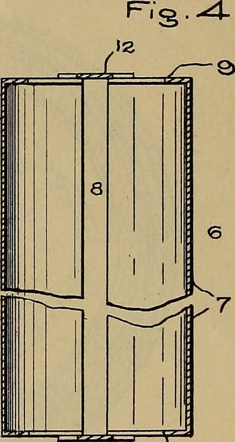 An illustration from [Graphophone patents], 1878, leaf 1043