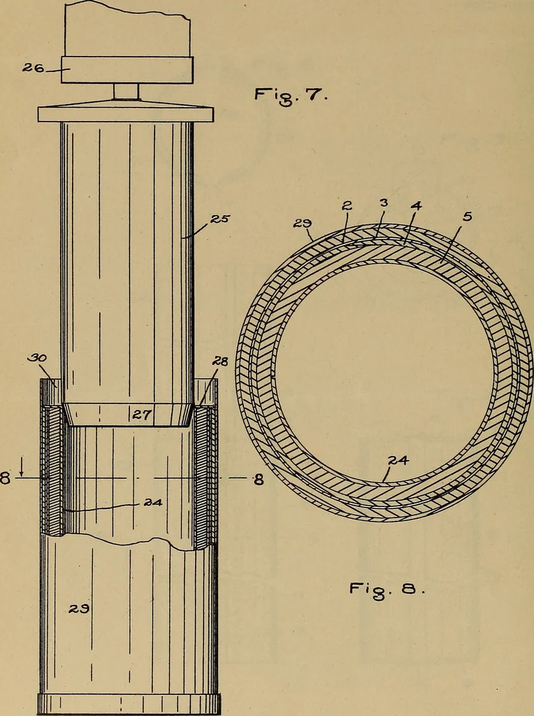 An illustration from [Graphophone patents], 1878, leaf 1045