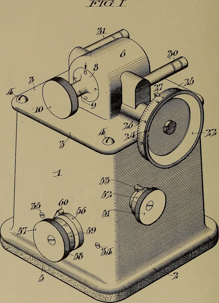 An illustration from [Graphophone patents], 1878, leaf 107