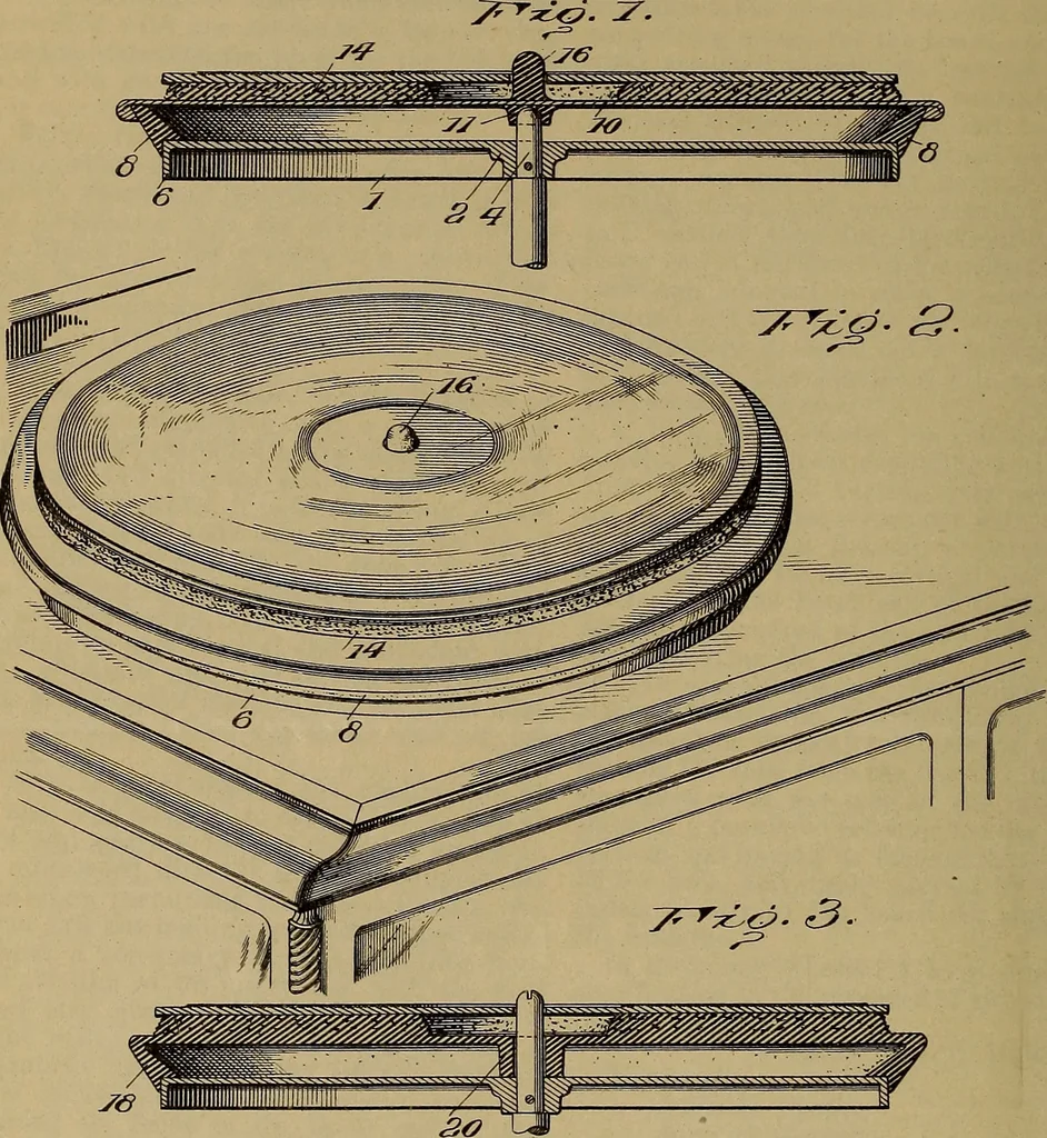 An illustration from [Graphophone patents], 1878, leaf 1081