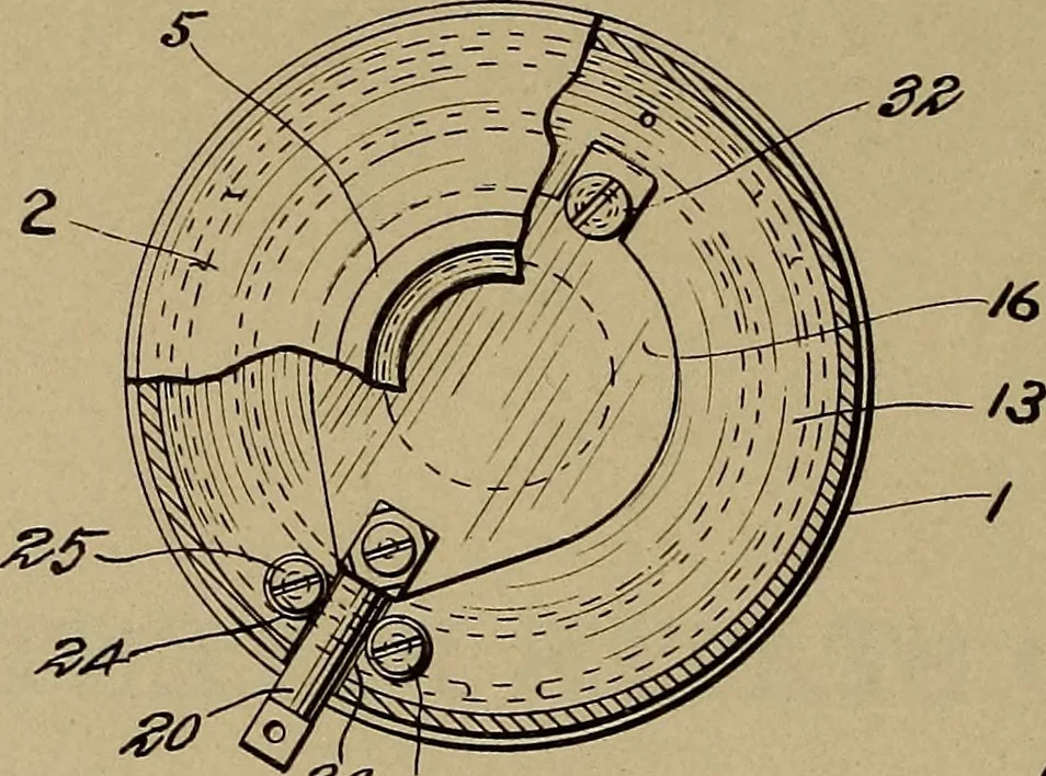 An illustration from [Graphophone patents], 1878, leaf 1151