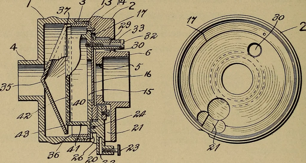 An illustration from [Graphophone patents], 1878, leaf 1151