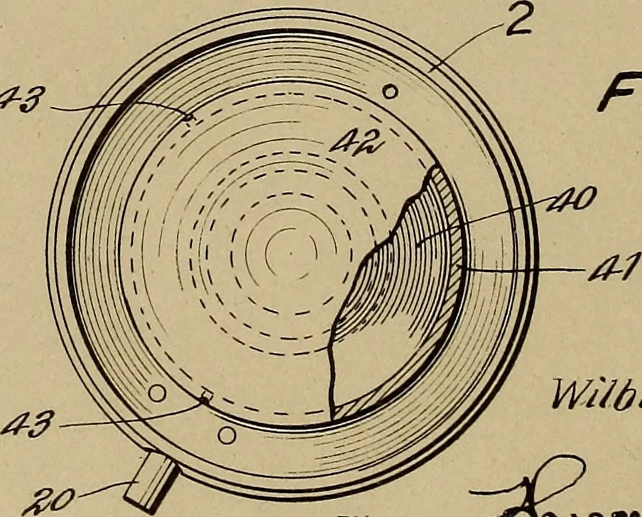 An illustration from [Graphophone patents], 1878, leaf 1151