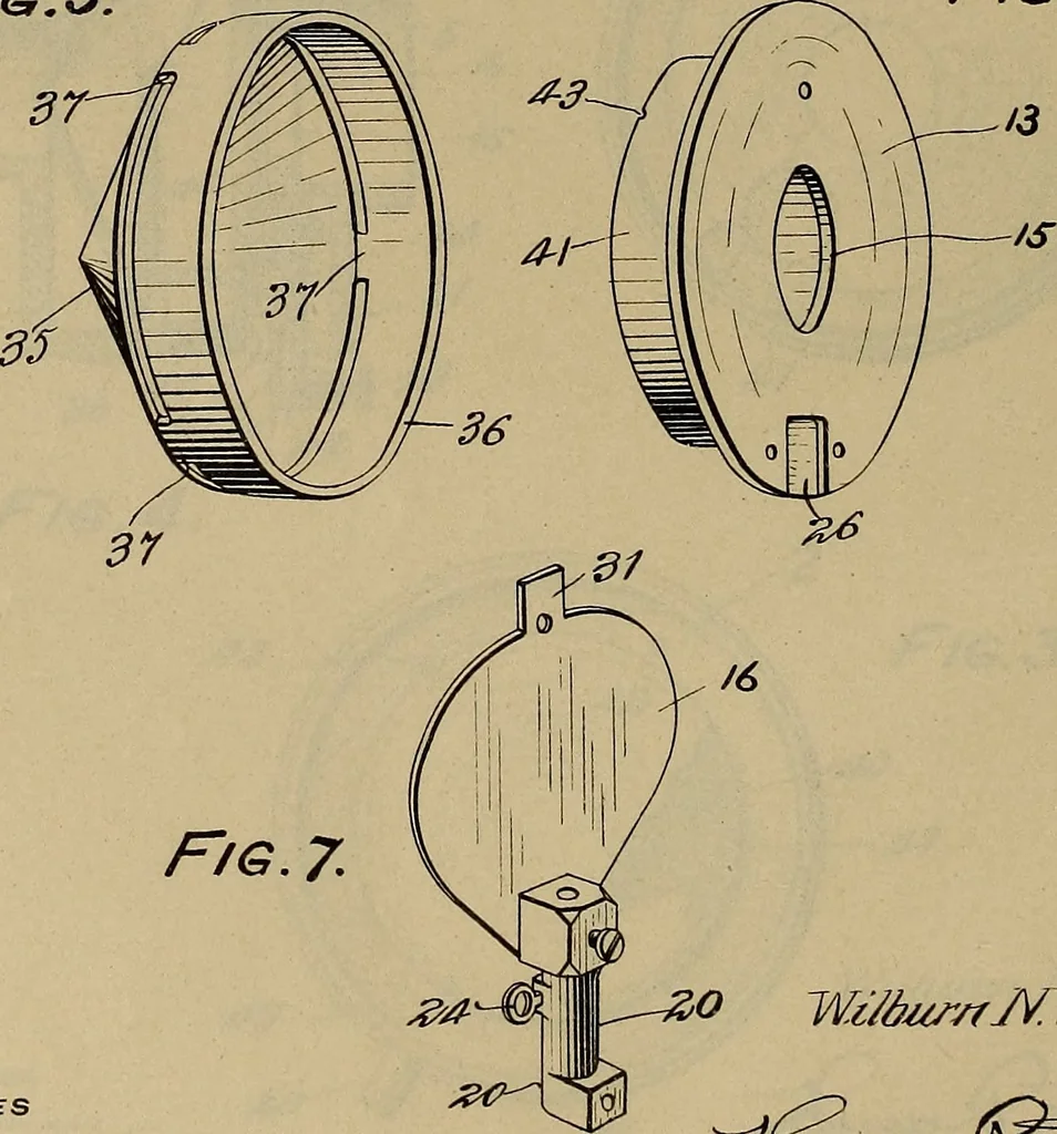 An illustration from [Graphophone patents], 1878, leaf 1153