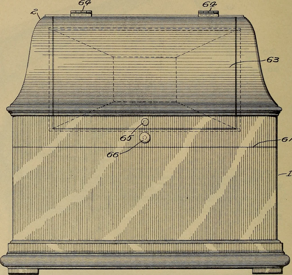 An illustration from [Graphophone patents], 1878, leaf 1175