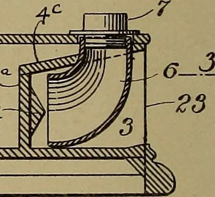 An illustration from [Graphophone patents], 1878, leaf 133