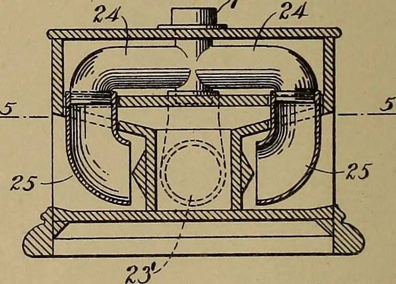 An illustration from [Graphophone patents], 1878, leaf 133