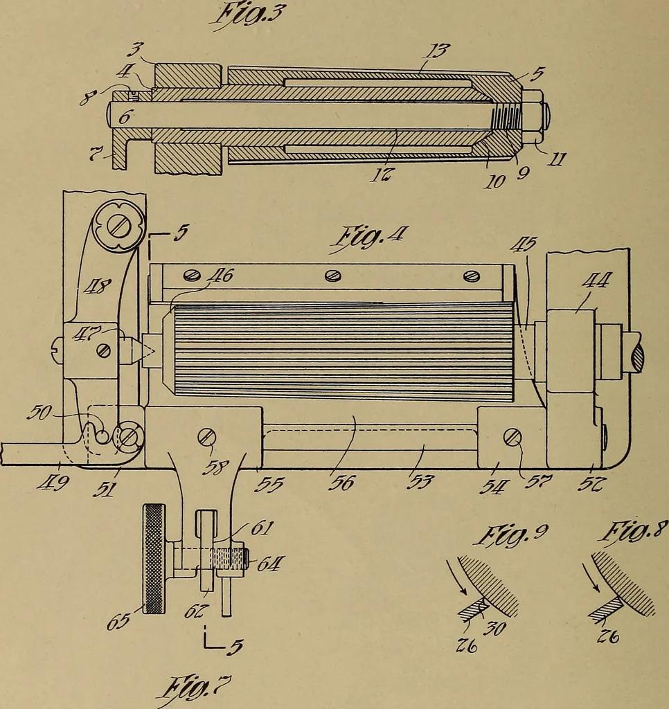 An illustration from [Graphophone patents], 1878, leaf 147