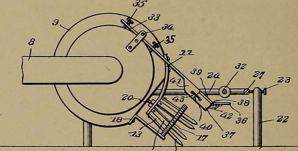 An illustration from [Graphophone patents], 1878, leaf 185