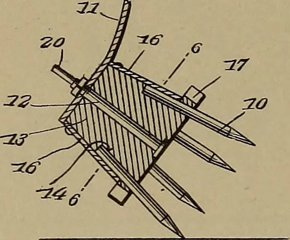 An illustration from [Graphophone patents], 1878, leaf 185