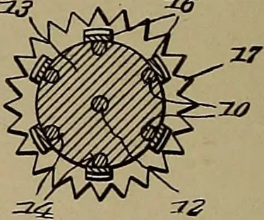 An illustration from [Graphophone patents], 1878, leaf 185