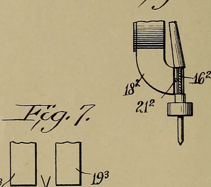 An illustration from [Graphophone patents], 1878, leaf 199