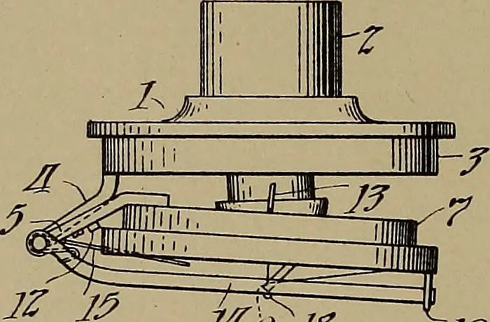 An illustration from [Graphophone patents], 1878, leaf 213