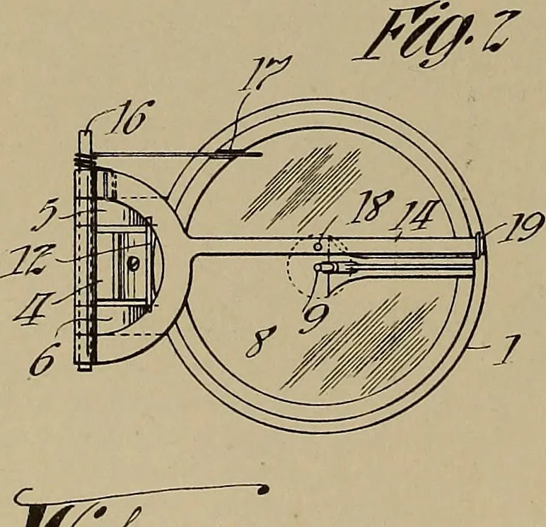 An illustration from [Graphophone patents], 1878, leaf 213