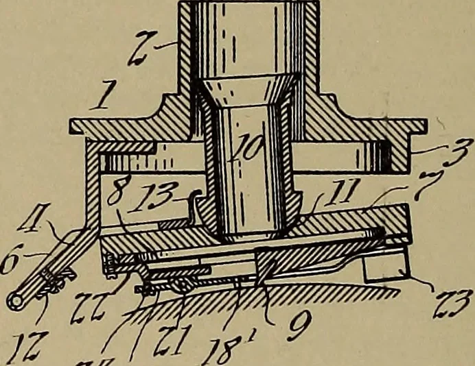 An illustration from [Graphophone patents], 1878, leaf 213