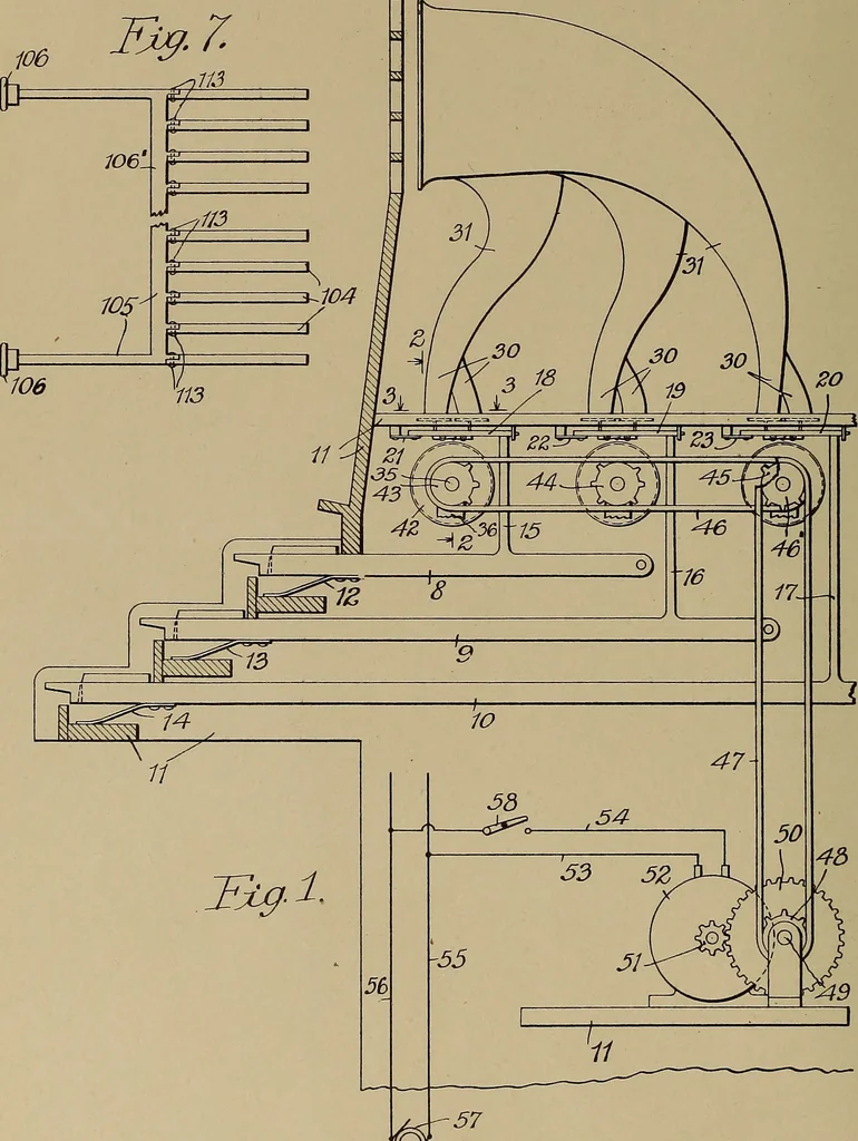 An illustration from [Graphophone patents], 1878, leaf 219