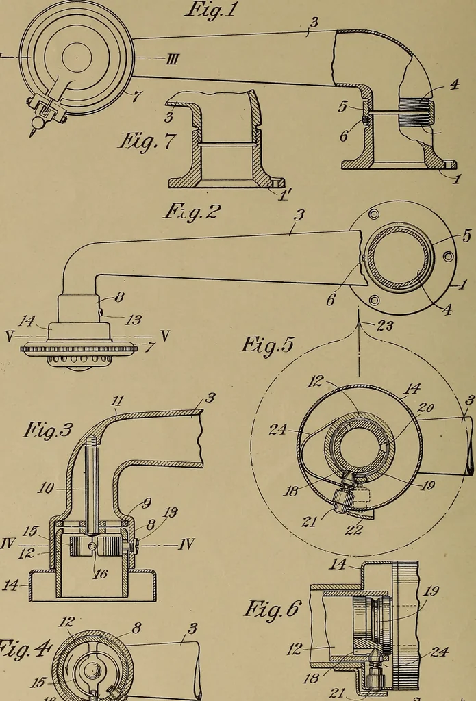 An illustration from [Graphophone patents], 1878, leaf 233
