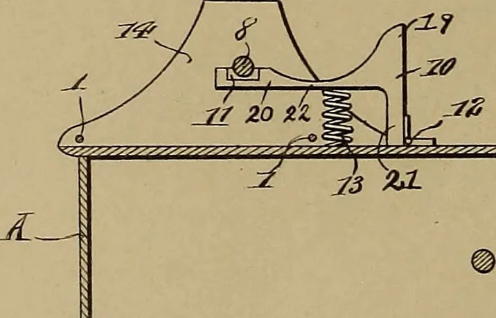 An illustration from [Graphophone patents], 1878, leaf 241