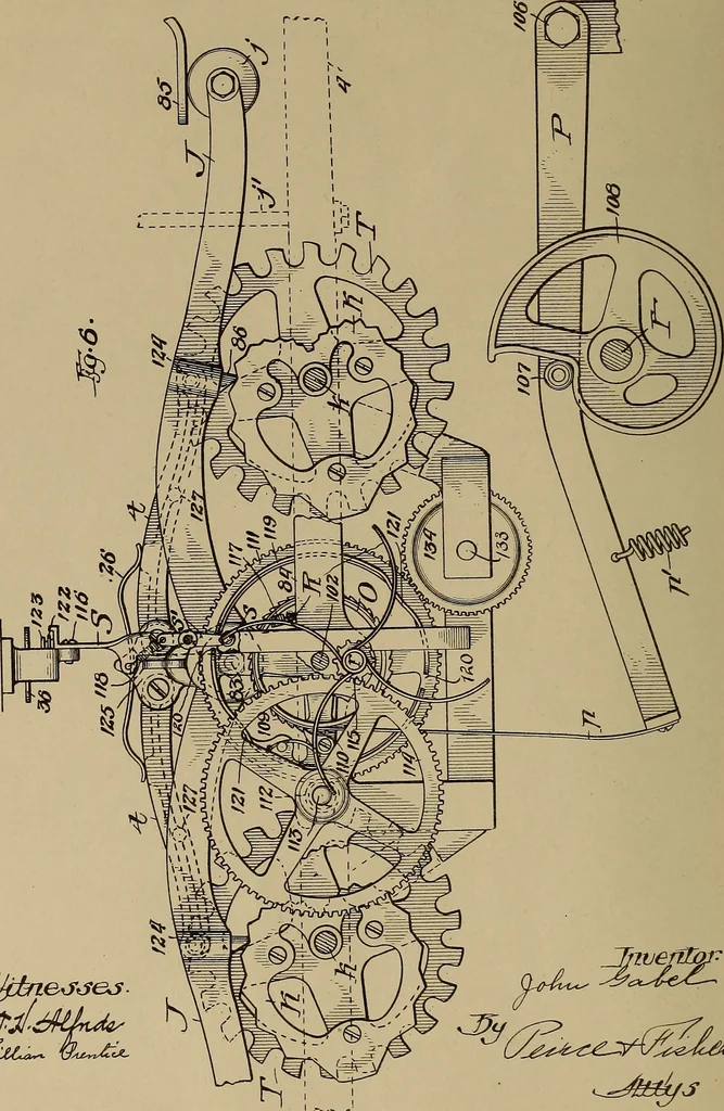 An illustration from [Graphophone patents], 1878, leaf 269